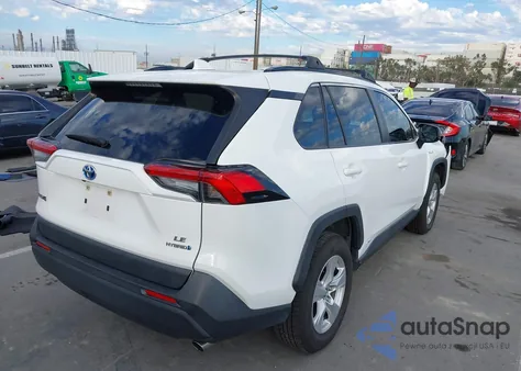2019 Toyota Rav4 Hybrid Le z USA, uszkodzony, nr VIN JTMLWRFV1KD007053